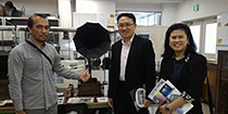 タイ国立電子・コンピュータ技術研究所（NECTEC）からJessada国際部長らが来学