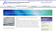 Department of Information System Fundamentals