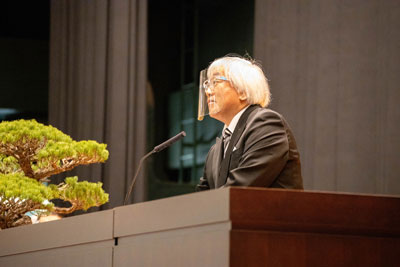 田野学長からの告辞