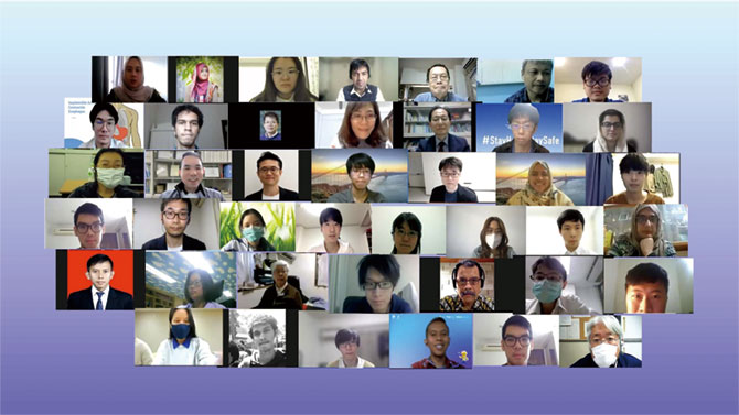 The 3rd ASEAN - UEC Workshop Online Group Photo