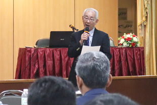 開会挨拶(阿部 浩二理事(教育・国際戦略担当))