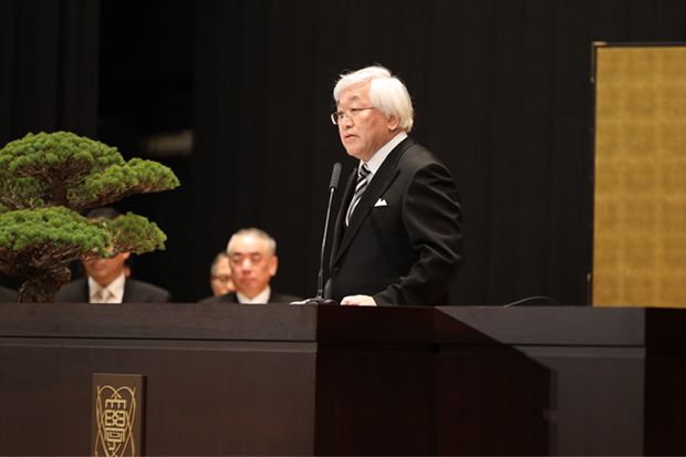 田野学長からの告辞